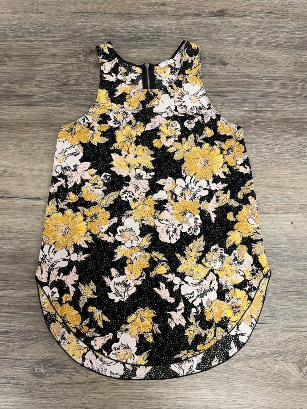 Wilfred Black Floral Sleeveless top - XXS